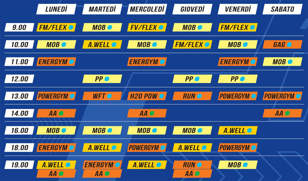 corsi e attività