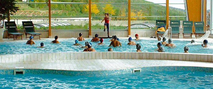 corsi in piscina termale