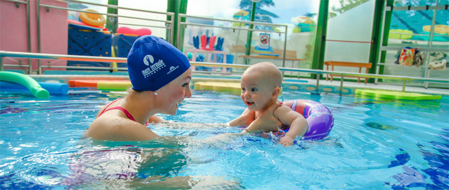 acquaticità per bambini e genitori in piscina termale a bologna casalecchio